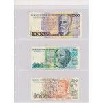 South America - lot of ca. 95 banknotes in album