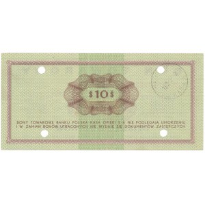 PEWEX 10 dolarów 1969 - GF - skasowany