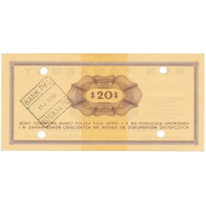 PEWEX 20 dolarów 1969 - FH - skasowany
