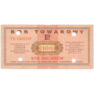 PEWEX 100 dolarów 1969 - FK - skasowany