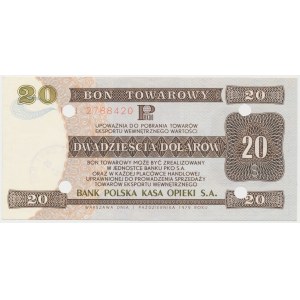 PEWEX 20 dolarów 1979 - HH - skasowany