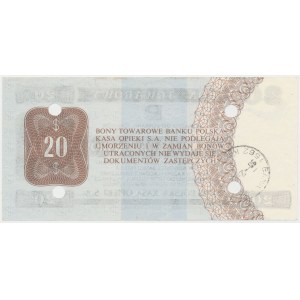 PEWEX 20 dolarów 1979 - HH - skasowany