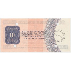 PEWEX 10 dolarów 1979 - HF - skasowany