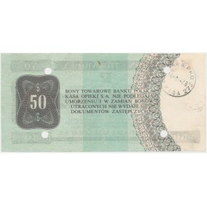 PEWEX 50 dolarów 1979 - HJ - skasowany