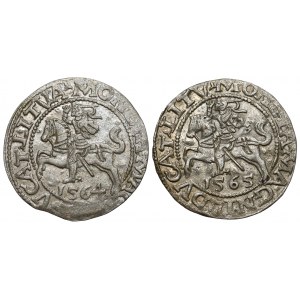 Półgrosze Zygmunt II August - Wilno 1564 i 1565 (2szt)