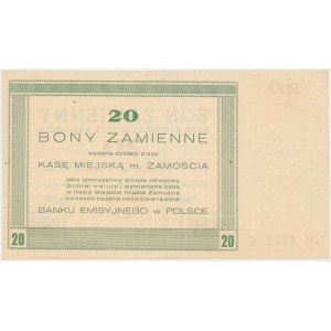 Zamość, 20 złotych 1944