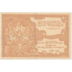 Polski Skarb Wojskowy, 20 złotych = 3 ruble 1916