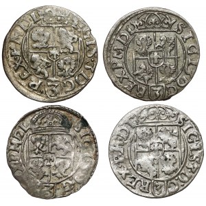 Półtoraki Zygmunta III Wazy - 1615-1619 (4szt)