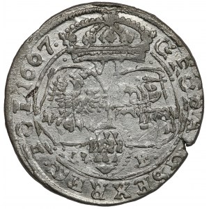 Jan II Kazimierz, Szóstak Bydgoszcz 1667 TLB