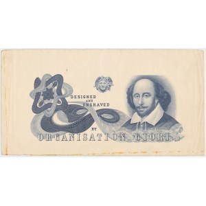 GIORI - staloryt banknotu testowego W. Shakespeare