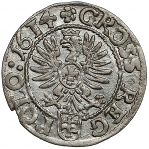 Zygmunt III Waza, Grosz Kraków 1614 - b.ładny