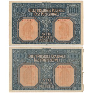 100 mkp 1916 jenerał i Generał (2szt)