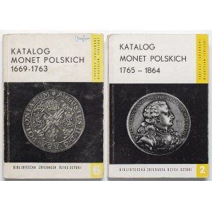Biblioteczka... DESA - Katalogi monet 1669-1763 i 1765-1864 (2szt)