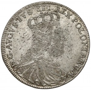 August III Sas, Tymf Lipsk 1753 - łezkowy przekrój
