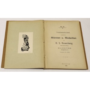 Ex. Gupieniec - Rosenberg, Münzen und Medaillen