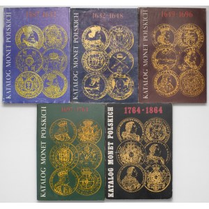 Katalog Monet Polskich - komplet za okres 1587-1684 (5szt)