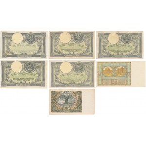Zestaw banknotów polskich 1919-34 (7szt)