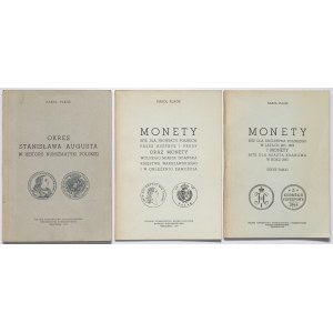 Plage: Okres Stanisława Augusta + Monety dla prowincji... + Monety 1815-1864 - komplet reedycji (3szt)