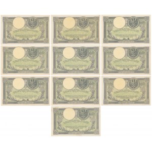 500 złotych 1919 - zestaw (10szt)