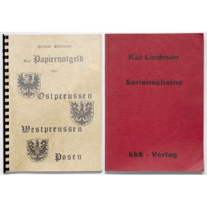 Katalogi notgeldów - Schoenawa i Lindman (2szt)