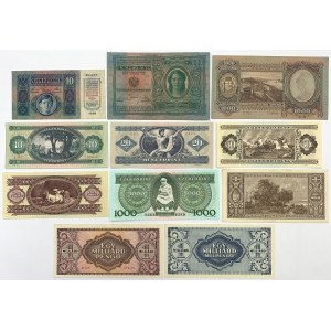 Austria & Hungary, set of banknotes (11pcs)