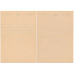 PTN Krakau - Numismatische Korrespondenz 1950 (2pc)