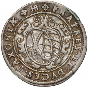Sachsen, Christian II., Johann Georg I. und August, 1/2 Taler 1596, HB-Dresden