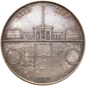 Francja, Medal Oświetlanie Paryża 1852 - srebro