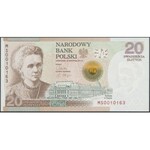 Banknoty kolekcjonerskie KOMPLET 2006-2020 (12szt)