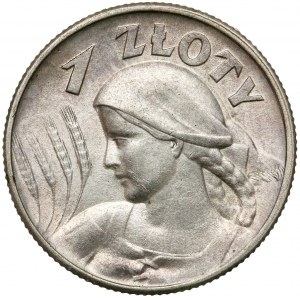 Kobieta i kłosy 1 złoty 1925