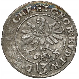 Śląsk, Jan Chrystian i Jerzy Rudolf, 3 krajcary 1610, Złoty Stok