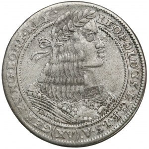 Śląsk, Leopold I, 15 krajcarów 1661 GH, Wrocław