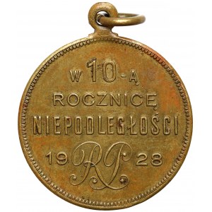 Region Nowgorod, Medaille - 10. Jahrestag der polnischen Unabhängigkeit
