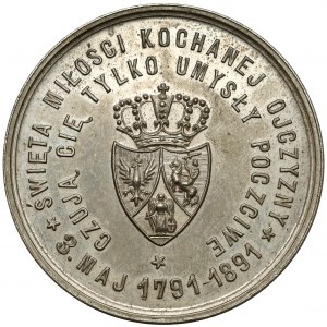 Medaille, 100. Jahrestag der Verfassung vom 3. Mai 1891