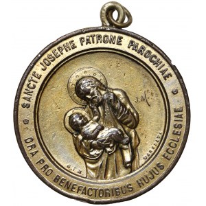 Medal Consecration of St. Joseph Church in Mikolajew 1896 (Gerlach and Meisner Warsaw).