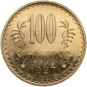 Austria, 100 szylingów 1927