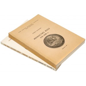 Mennictwo Rosji XVII-XVIII w. i Katalog monet rosyjskich 1796-1917, Białkowski, Safuta - Czerski (2szt)