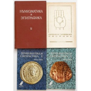Zestaw - rosyjskojęzyczne książki numizmatyczne (4szt)
