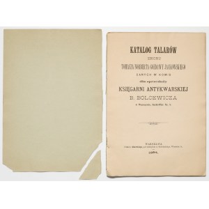 Katalog talarów zbioru T. Jackowskiego... Bolcewicz 1894