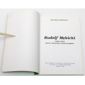 Rudolf Mękicki (1887-1942) - patron sanockich numizmatyków