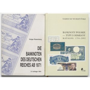 Archiwalne katalogi banknotów (2szt)