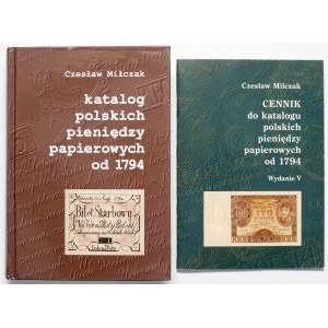Miłczak 2002 - Katalog polskich pieniędzy papierowych od 1794 + cennik wyd.V