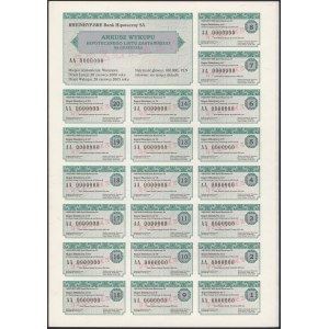 Rheinhyp-BRE Bank Hipoteczny, List zastawny, SPECIMEN 100.000 zł 2005