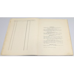 Chomiński - katalog aukcji zbioru 1932 r.