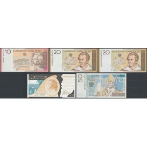 Banknoty kolekcjonerskie - zestaw (5szt)