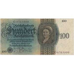Niemcy, 100 Mark 1924