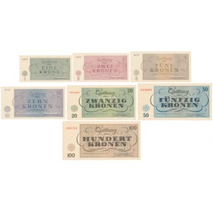 Czech Republic, Terezin Ghetto 1 - 100 Kronen 1943 (7pcs)