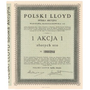 Polski Lloyd, Em.1-4, 100 zł 1931