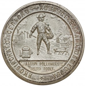 Estonia / Rosja, Medal Stowarzyszenia Rolników JAAGUPI