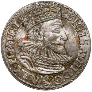 Zygmunt III Waza, Trojak Malbork 1592 - piękny